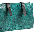 Женская сумка зеленого цвета из натуральной кожи - iQueen