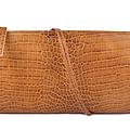Beige croco - женская сумка из натурально кожи