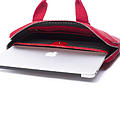 Красная сумка для ноутбука из натуральной кожи Escudo Red